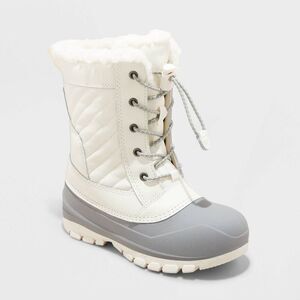 All In Motion -  Kids' Winter Boots Waterproof Adjust Cream